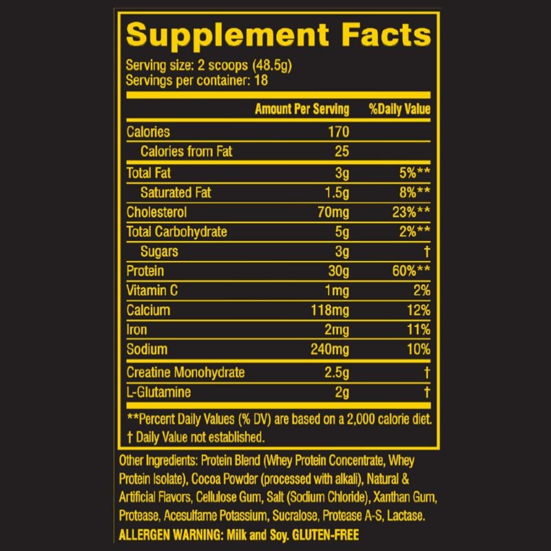 Cellucor Whey Sport Protein Powder – Chocolate | Whey Protein with Creatine & Glutamine for Muscle Recovery & Strength - Image 2