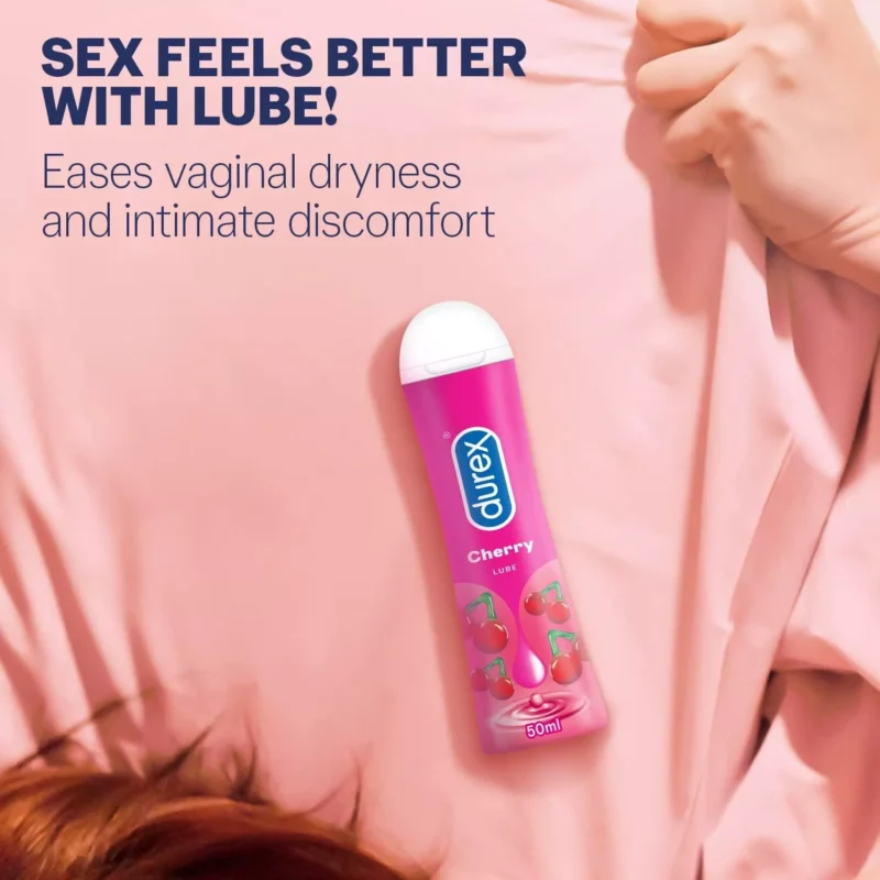 Durex Play Cheeky Cherry Pleasure Gel – 50ml | Fruity & Sensual Lubricant - Image 3