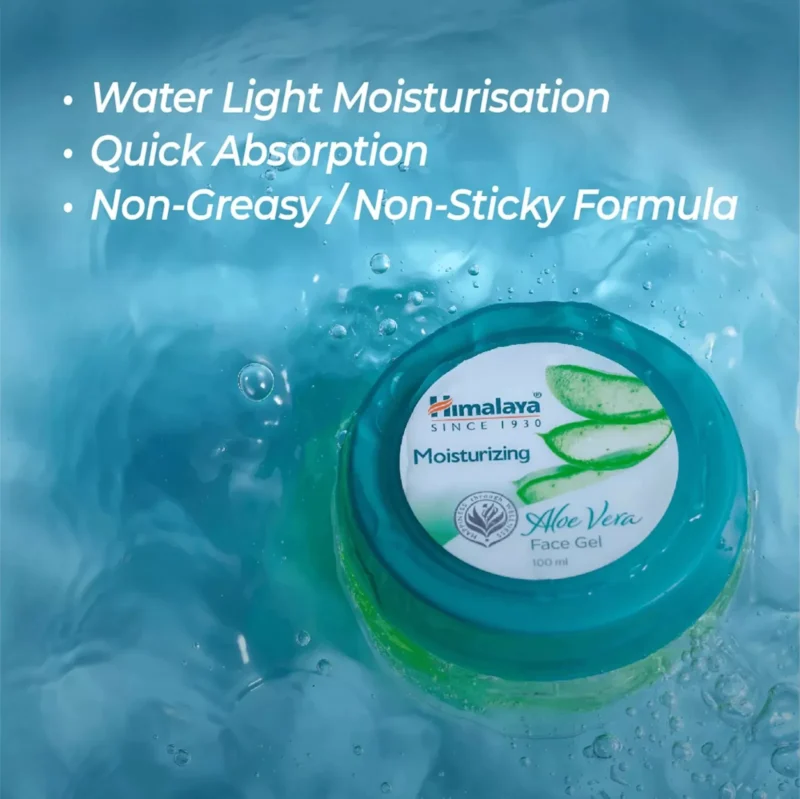 Himalaya Herbals Moisturizing Aloe Vera Face Gel – 100ml - Image 3