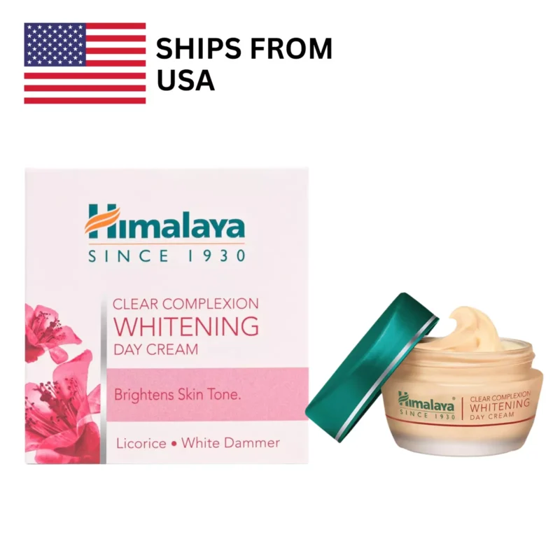 Himalaya Clear Complexion Whitening Day Cream – Brightens & Moisturizes (50g)