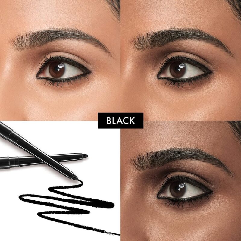Lakmé Eyeconic Kajal & Eyeliner Deep Black – 24H Smudge-Proof, Twin Pack - Image 4