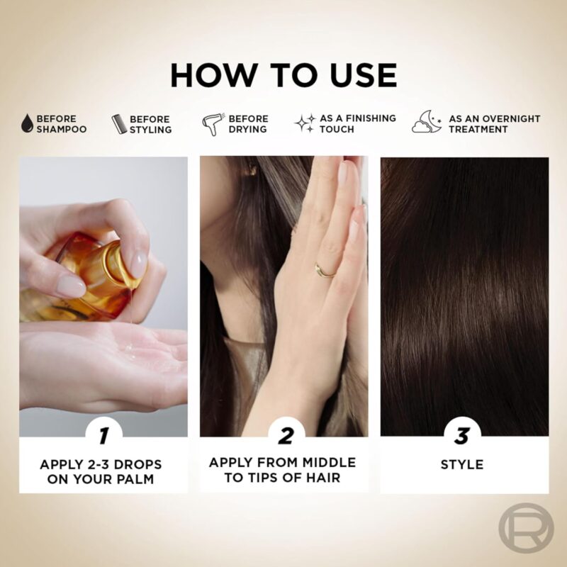 L'Oréal Paris Extraordinary Oil Serum with 6 Precious Floral Oils for Radiant Hair - Image 2