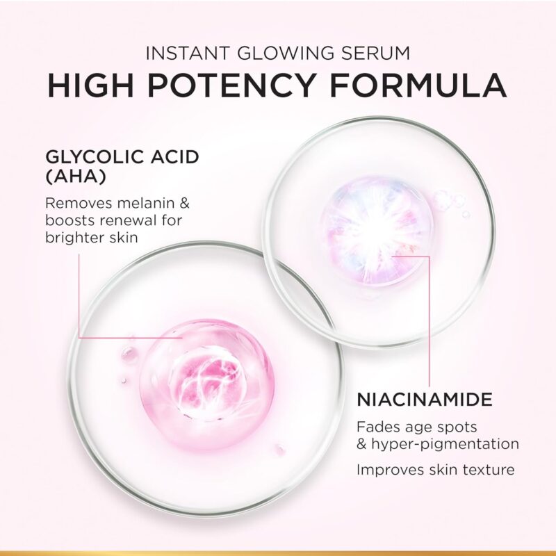 L’Oréal Paris Glycolic Bright Serum – 15ml for Dark Spots & Skin Brightening - Image 2