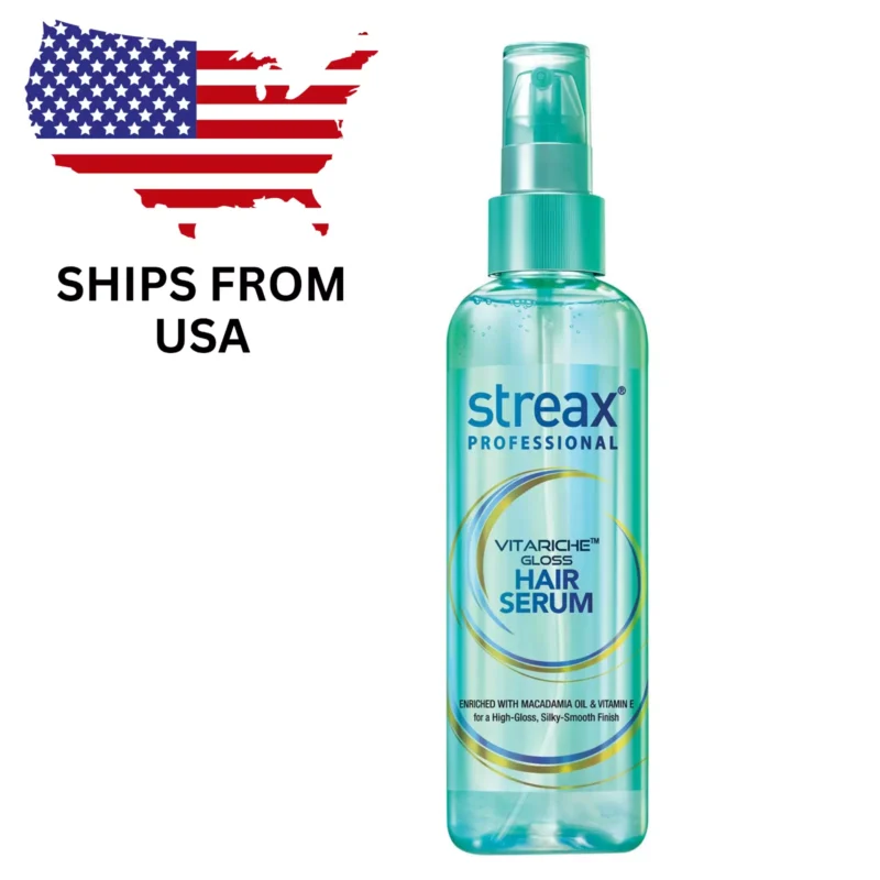 Streax Professional Vitariche Gloss Hair Serum – Frizz-Free & Smooth (100ml)