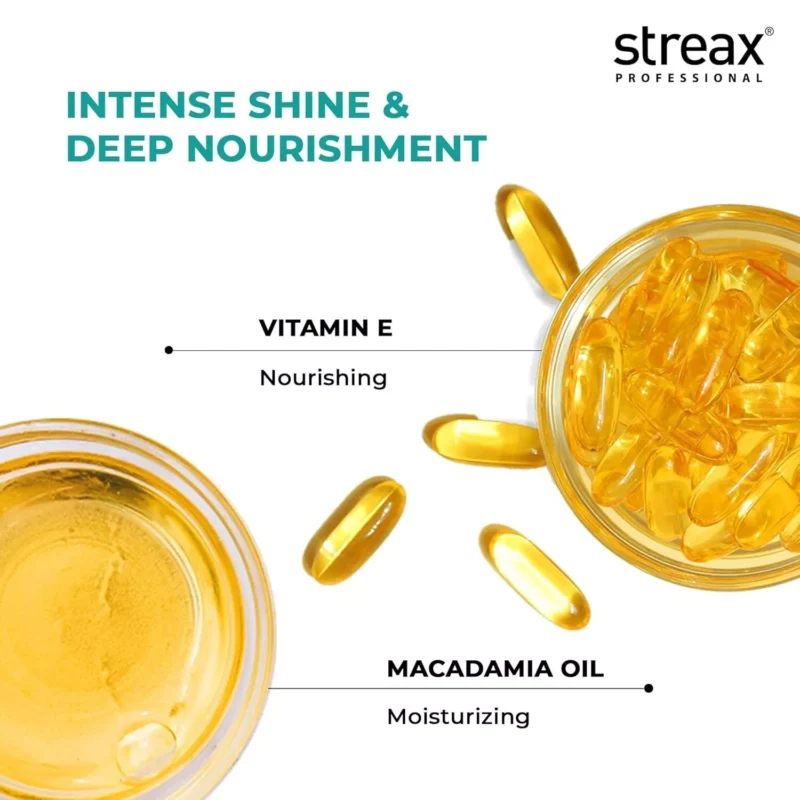 Streax Professional Vitariche Gloss Hair Serum – Frizz-Free & Smooth (100ml) - Image 4