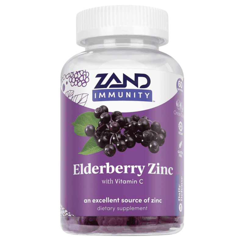 Zand Elderberry + Vitamin C Orange Gummies | Immune Support* | Gluten-Free | Vegetarian | 60 Count